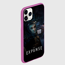Чехол iPhone 11 Pro матовый The expanse - Camina, цвет: 3D-фиолетовый — фото 2
