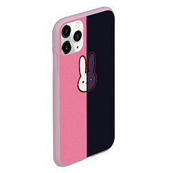 Чехол iPhone 11 Pro матовый Ребенок идола - Кролик лого, цвет: 3D-розовый — фото 2