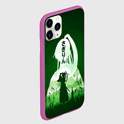 Чехол iPhone 11 Pro матовый Sagi-rin, цвет: 3D-фиолетовый — фото 2