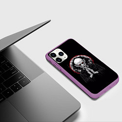 Чехол iPhone 11 Pro матовый Мертвая преданность, цвет: 3D-фиолетовый — фото 2
