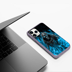 Чехол iPhone 11 Pro матовый Жнец, цвет: 3D-серый — фото 2