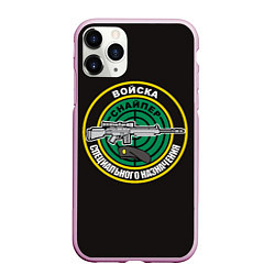 Чехол iPhone 11 Pro матовый Снайпер, цвет: 3D-розовый