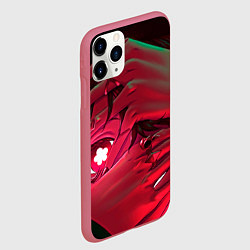 Чехол iPhone 11 Pro матовый Ху Тао смотрит - Геншин, цвет: 3D-малиновый — фото 2