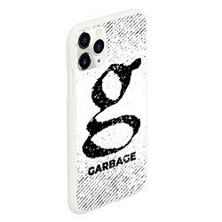 Чехол iPhone 11 Pro матовый Garbage с потертостями на светлом фоне, цвет: 3D-белый — фото 2