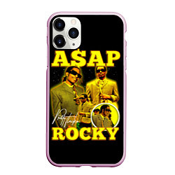 Чехол iPhone 11 Pro матовый Asap Rocky, rapper, цвет: 3D-розовый