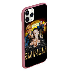 Чехол iPhone 11 Pro матовый Eminem, Marshall Mathers, цвет: 3D-малиновый — фото 2