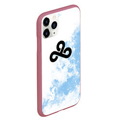 Чехол iPhone 11 Pro матовый Cloud9 Облачный, цвет: 3D-малиновый — фото 2