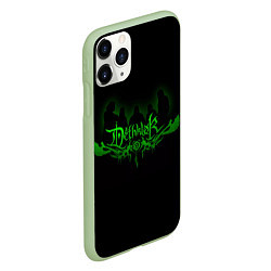 Чехол iPhone 11 Pro матовый Metalocalypse Dethklok green, цвет: 3D-салатовый — фото 2
