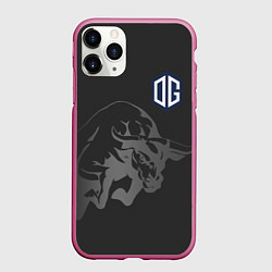 Чехол iPhone 11 Pro матовый Форма OG, цвет: 3D-малиновый