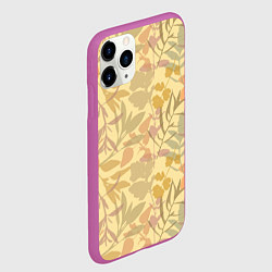 Чехол iPhone 11 Pro матовый Nature pattern, цвет: 3D-фиолетовый — фото 2