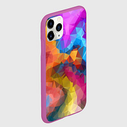 Чехол iPhone 11 Pro матовый Super colors, цвет: 3D-фиолетовый — фото 2