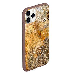 Чехол iPhone 11 Pro матовый Скалистая поверхность, цвет: 3D-коричневый — фото 2