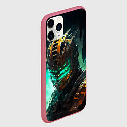 Чехол iPhone 11 Pro матовый Dead Space horror, цвет: 3D-малиновый — фото 2