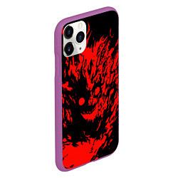 Чехол iPhone 11 Pro матовый Dead inside zxc SF, цвет: 3D-фиолетовый — фото 2