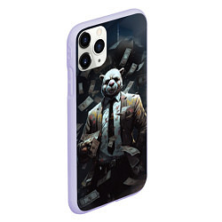 Чехол iPhone 11 Pro матовый Payday 3 animal mask, цвет: 3D-светло-сиреневый — фото 2