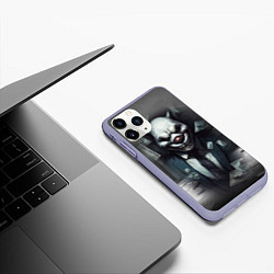 Чехол iPhone 11 Pro матовый Payday 3 wolf, цвет: 3D-светло-сиреневый — фото 2