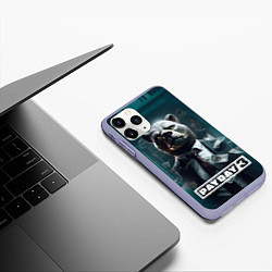 Чехол iPhone 11 Pro матовый Payday 3 bear, цвет: 3D-светло-сиреневый — фото 2