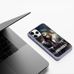 Чехол iPhone 11 Pro матовый Gorilla Payday 3, цвет: 3D-светло-сиреневый — фото 2