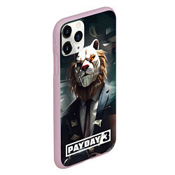 Чехол iPhone 11 Pro матовый Payday 3 lion, цвет: 3D-розовый — фото 2