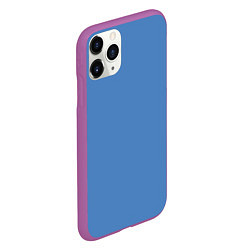 Чехол iPhone 11 Pro матовый Blue Perennial, цвет: 3D-фиолетовый — фото 2