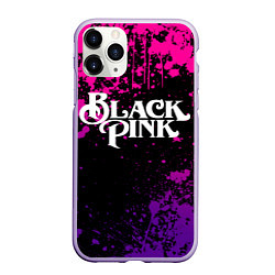 Чехол iPhone 11 Pro матовый Blackpink - neon, цвет: 3D-светло-сиреневый