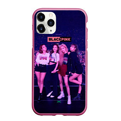 Чехол iPhone 11 Pro матовый Blackpink concert, цвет: 3D-малиновый