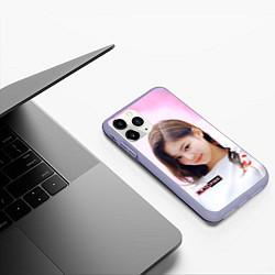 Чехол iPhone 11 Pro матовый Jennie solo, цвет: 3D-светло-сиреневый — фото 2