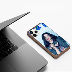 Чехол iPhone 11 Pro матовый Blackpink Jisoo, цвет: 3D-коричневый — фото 2