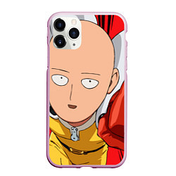 Чехол iPhone 11 Pro матовый Saitama big, цвет: 3D-розовый