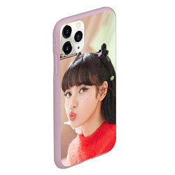 Чехол iPhone 11 Pro матовый Blackpink Lisa, цвет: 3D-розовый — фото 2