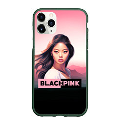 Чехол iPhone 11 Pro матовый Солистка Blackpink