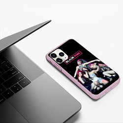 Чехол iPhone 11 Pro матовый Blackpink on stage, цвет: 3D-розовый — фото 2