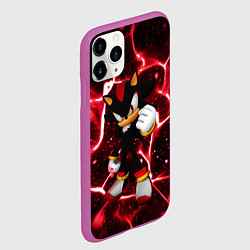 Чехол iPhone 11 Pro матовый Shadow the Hedgehog, цвет: 3D-фиолетовый — фото 2
