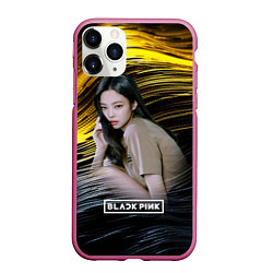 Чехол iPhone 11 Pro матовый Blackpink Jennie, цвет: 3D-малиновый