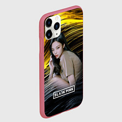 Чехол iPhone 11 Pro матовый Blackpink Jennie, цвет: 3D-малиновый — фото 2