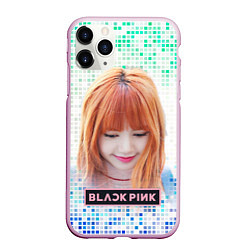 Чехол iPhone 11 Pro матовый Lisa Blackpink, цвет: 3D-розовый