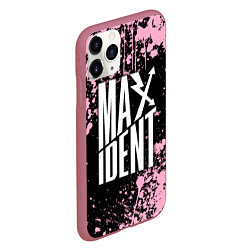 Чехол iPhone 11 Pro матовый Stray kids - pink maxident, цвет: 3D-малиновый — фото 2