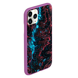 Чехол iPhone 11 Pro матовый Abstract divorces, цвет: 3D-фиолетовый — фото 2