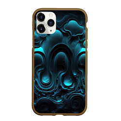 Чехол iPhone 11 Pro матовый Космическая текстура, цвет: 3D-коричневый