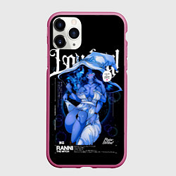 Чехол iPhone 11 Pro матовый Ранни в бани сьюте - Elden Ring, цвет: 3D-малиновый