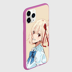 Чехол iPhone 11 Pro матовый Chisato Nishikigi - Lycoris Recoil, цвет: 3D-фиолетовый — фото 2