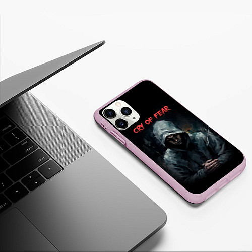 Чехол iPhone 11 Pro матовый Cry of Fear - Simon / 3D-Розовый – фото 3