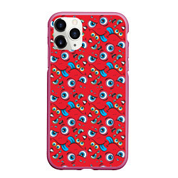 Чехол iPhone 11 Pro матовый Мультяшный кривляка