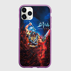 Чехол iPhone 11 Pro матовый Sodom Cod red, цвет: 3D-фиолетовый