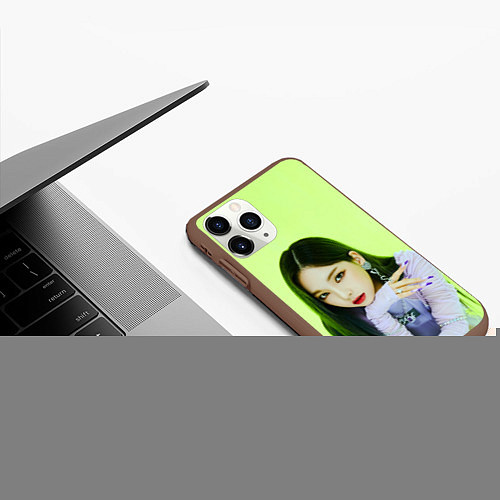 Чехол iPhone 11 Pro матовый Карина - Эспа / 3D-Коричневый – фото 3