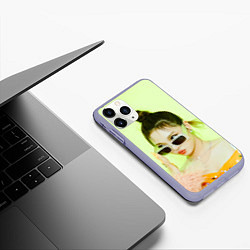 Чехол iPhone 11 Pro матовый НинНин - Aespa, цвет: 3D-светло-сиреневый — фото 2