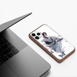 Чехол iPhone 11 Pro матовый Shinubu-tan, цвет: 3D-коричневый — фото 2