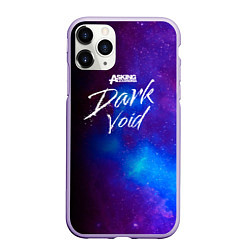 Чехол iPhone 11 Pro матовый Asking Alexandria Dark Void, цвет: 3D-светло-сиреневый