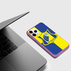 Чехол iPhone 11 Pro матовый Футбольный Клуб Ростов, цвет: 3D-фиолетовый — фото 2