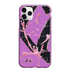 Чехол iPhone 11 Pro матовый XO, цвет: 3D-фиолетовый